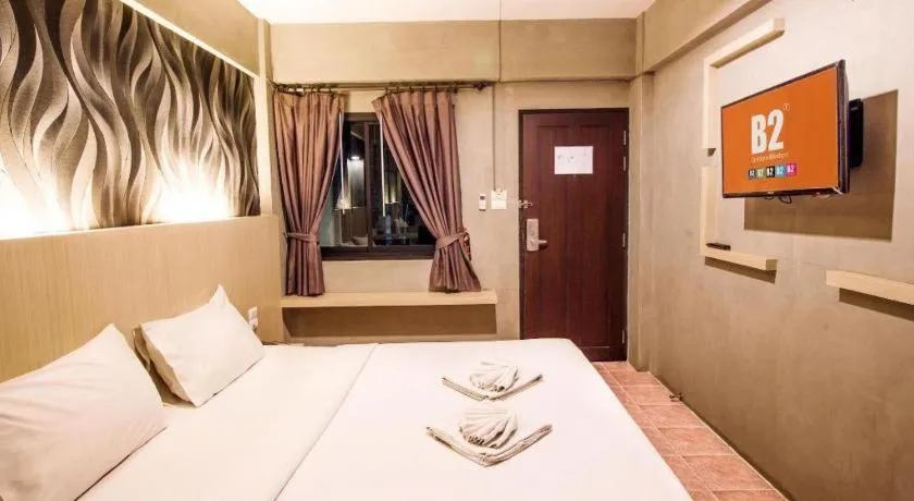 Bed in B2 Lanna Boutique & Budget Hotel