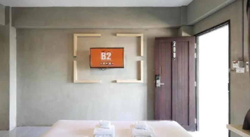 Bed in B2 Lanna Boutique & Budget Hotel