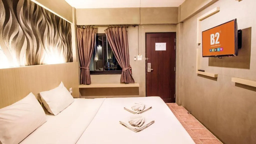 Bed in B2 Lanna Boutique & Budget Hotel