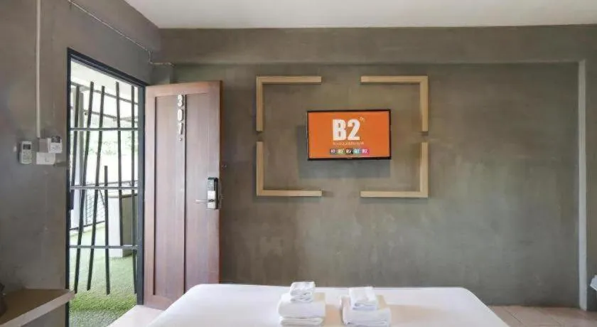 Bed in B2 Lanna Boutique & Budget Hotel