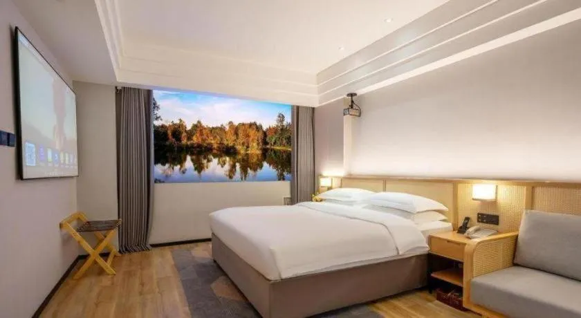 Bed in Gem Flower Jinyu Sunshine Hotel