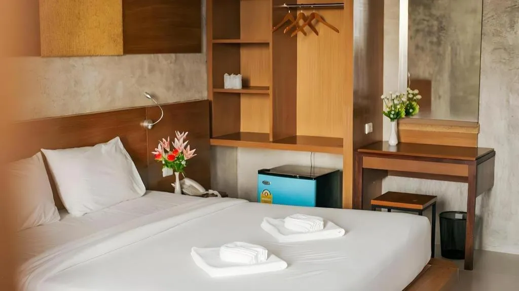 Bed in B2 Jomtien Pattaya Boutique & Budget Hotel