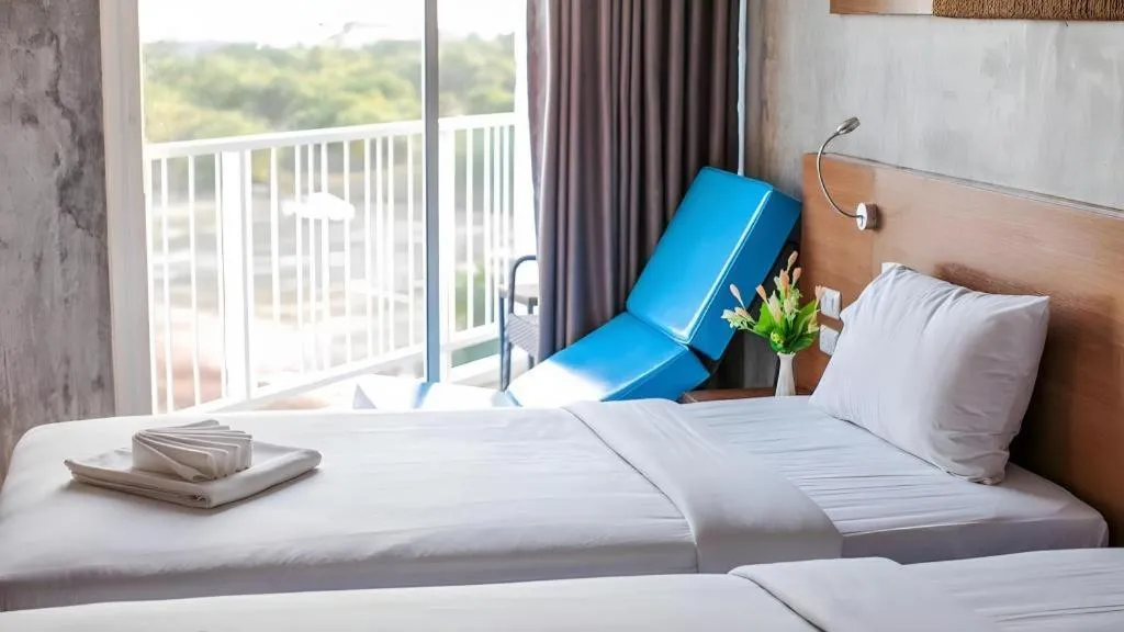 Bed in B2 Jomtien Pattaya Boutique & Budget Hotel