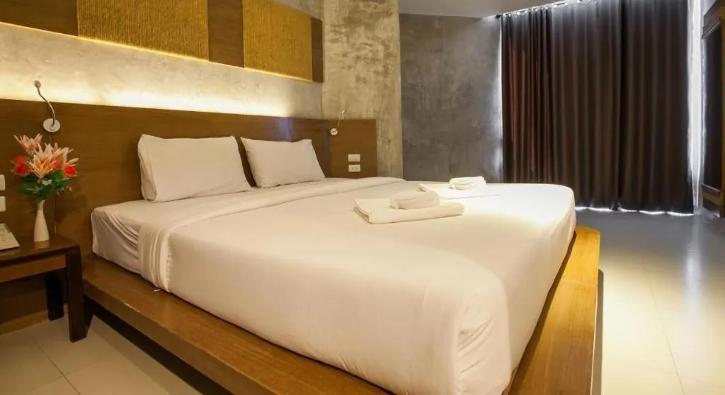 Bed in B2 Jomtien Pattaya Boutique & Budget Hotel