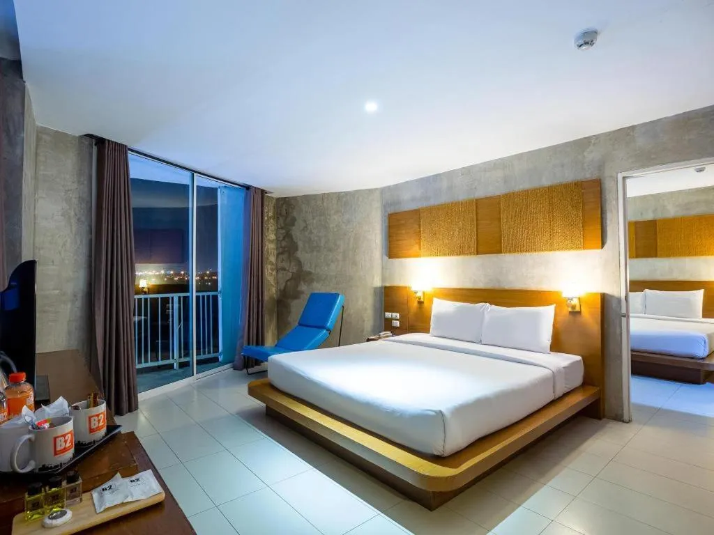 Bed in B2 Jomtien Pattaya Boutique & Budget Hotel