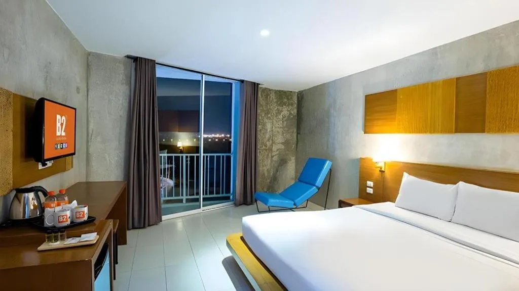 Bed in B2 Jomtien Pattaya Boutique & Budget Hotel