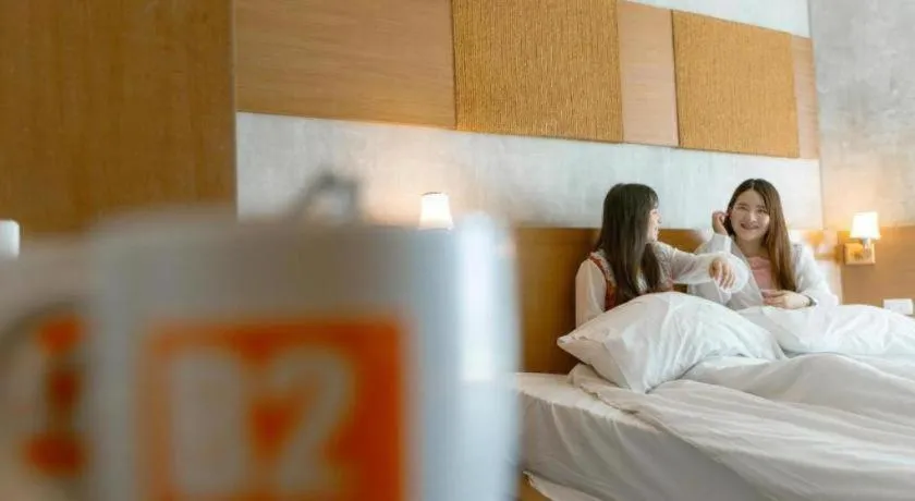 Bed in B2 Jomtien Pattaya Boutique & Budget Hotel