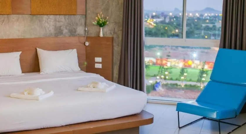 Bed in B2 Jomtien Pattaya Boutique & Budget Hotel