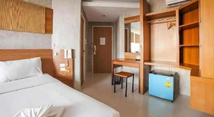 Bed in B2 Jomtien Pattaya Boutique & Budget Hotel