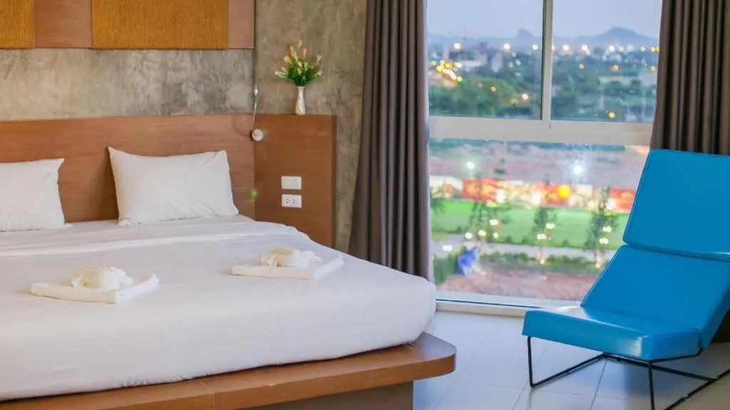 Bed in B2 Jomtien Pattaya Boutique & Budget Hotel