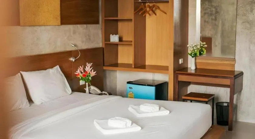 Bed in B2 Jomtien Pattaya Boutique & Budget Hotel