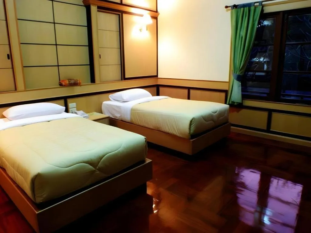 Bed in Siam River Resort