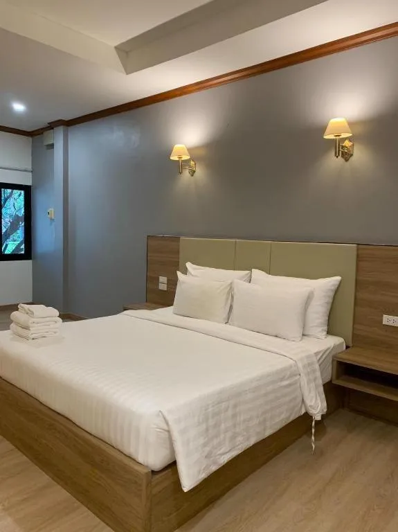 Bed in Siam River Resort