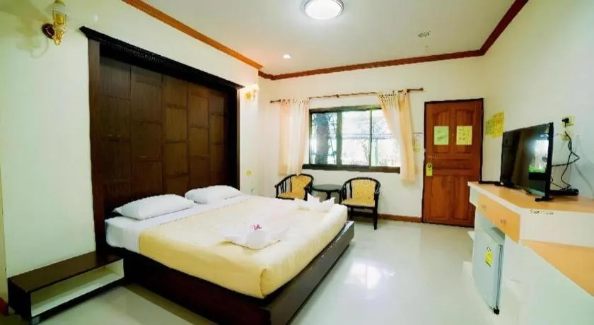Bed in Siam River Resort