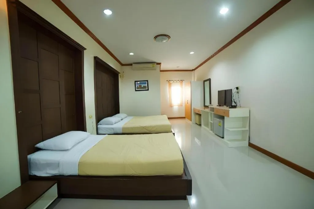 Bed in Siam River Resort