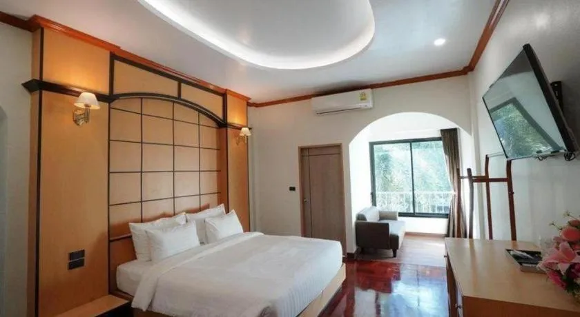 Bed in Siam River Resort