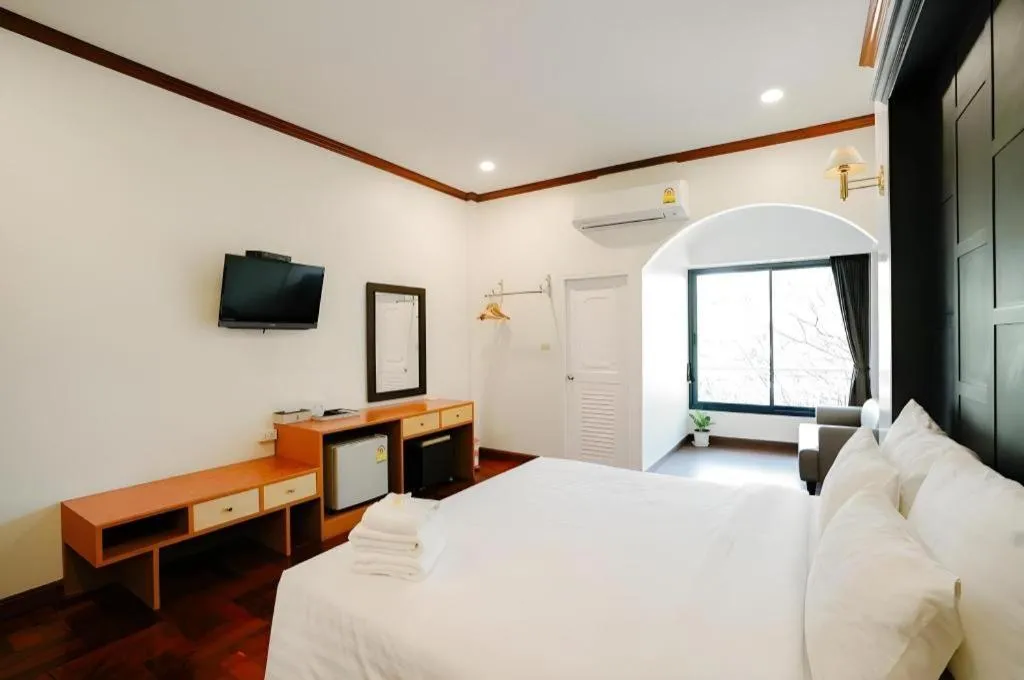 Bed in Siam River Resort