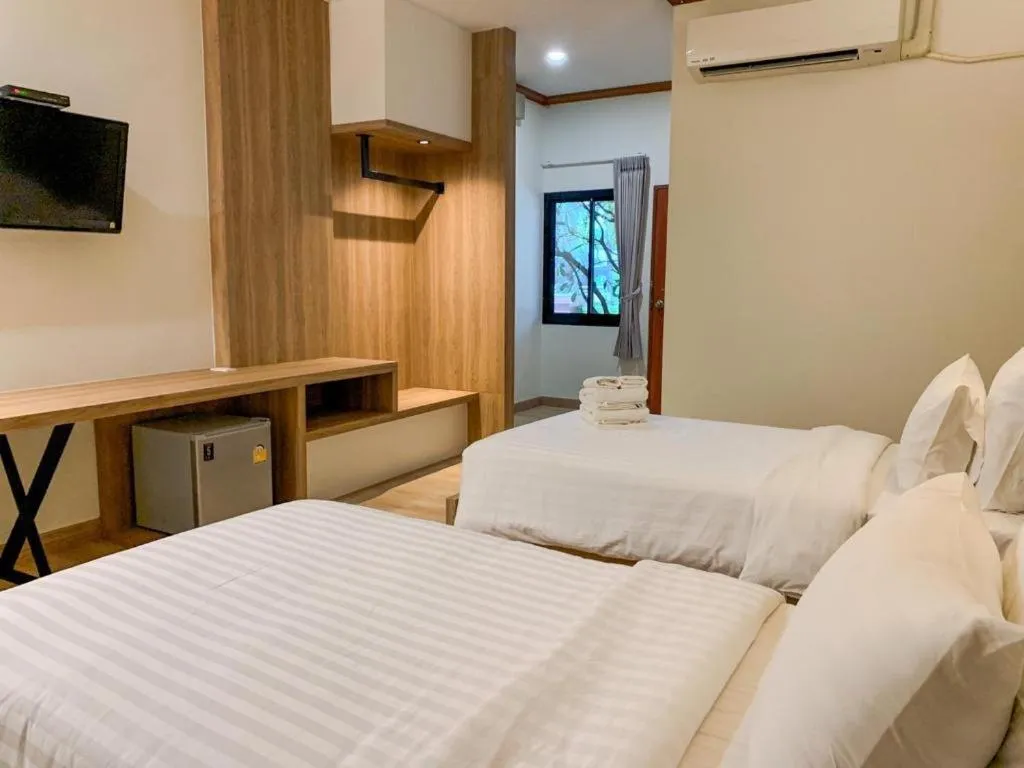 Bed in Siam River Resort