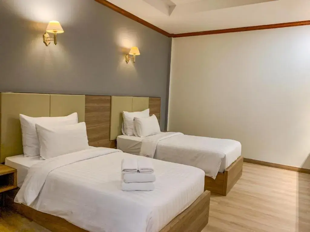 Bed in Siam River Resort Bed in Siam River Resort