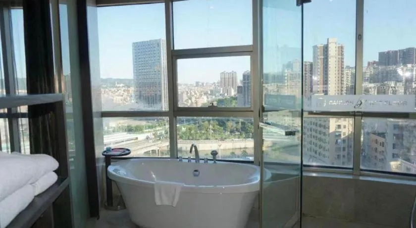 Bed in DongGuan JOYC Hotel 