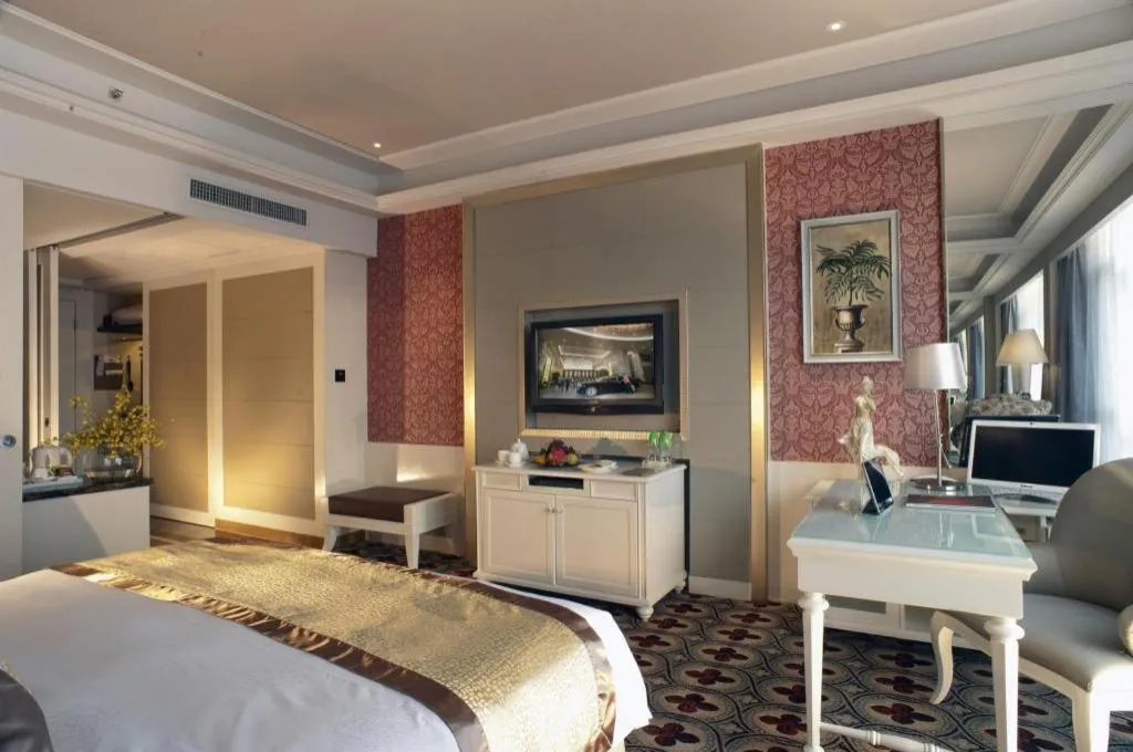 Bed in Eurasia International Hotel