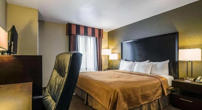 Bed in Quality Inn & Suites