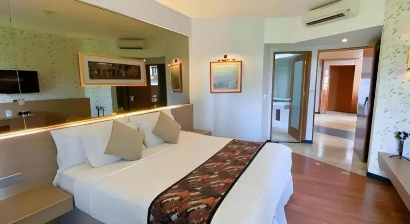 Bed in KLUB BUNGA THEME PARK HOTEL Bed in KLUB BUNGA THEME PARK HOTEL