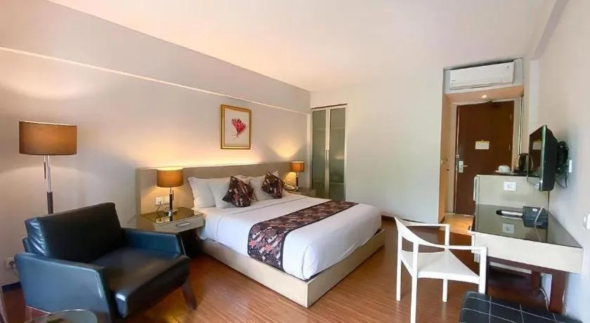 Bed in KLUB BUNGA THEME PARK HOTEL