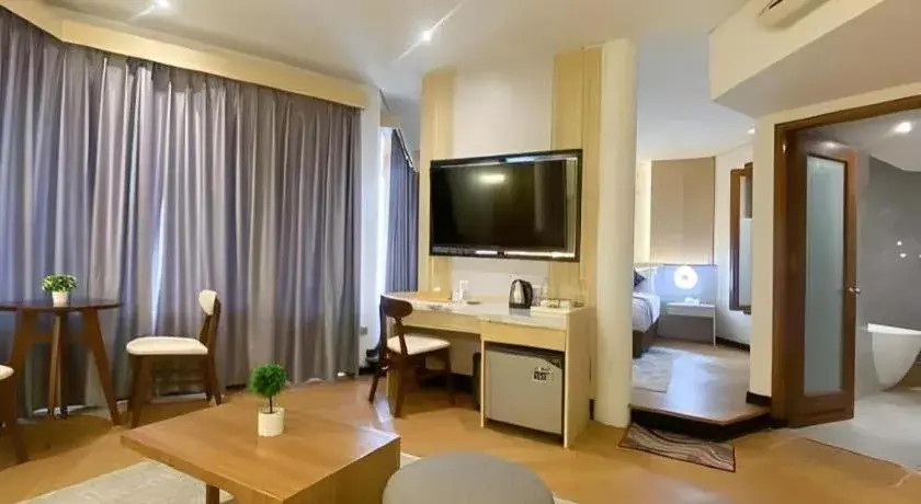 Bed in KLUB BUNGA THEME PARK HOTEL Bed in KLUB BUNGA THEME PARK HOTEL