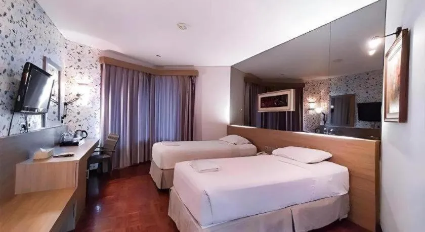 Bed in KLUB BUNGA THEME PARK HOTEL