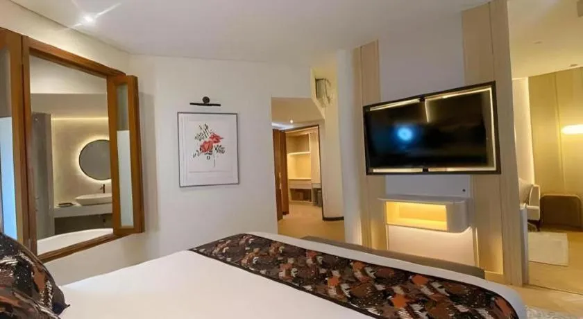 Bed in KLUB BUNGA THEME PARK HOTEL