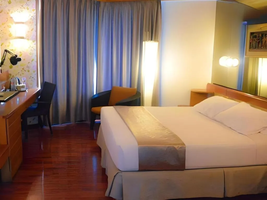 Bed in KLUB BUNGA THEME PARK HOTEL