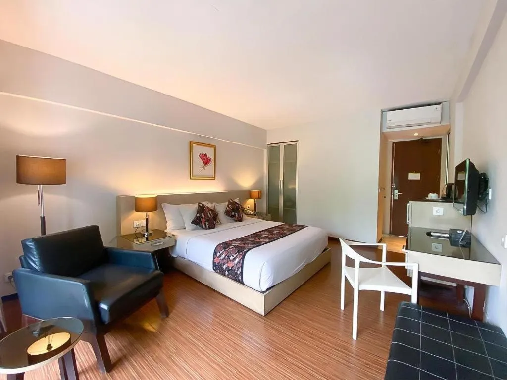 Bed in KLUB BUNGA THEME PARK HOTEL