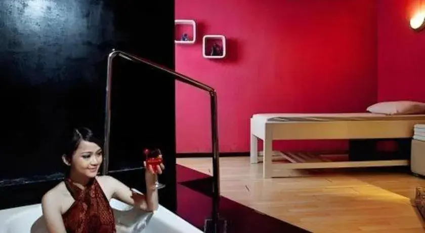 Bed in KLUB BUNGA THEME PARK HOTEL Bed in KLUB BUNGA THEME PARK HOTEL