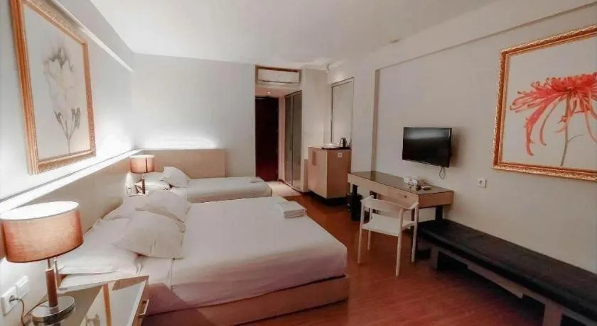 Bed in KLUB BUNGA THEME PARK HOTEL