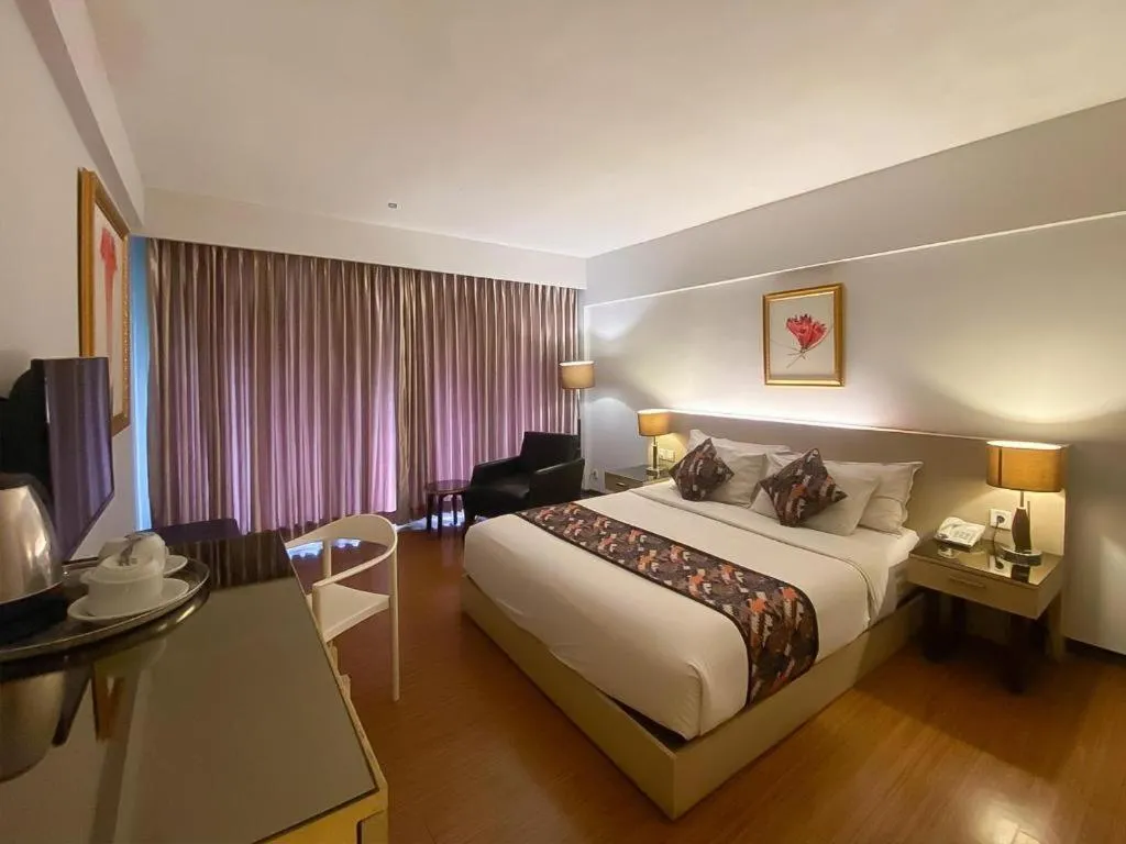 Bed in KLUB BUNGA THEME PARK HOTEL