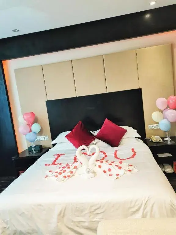 Bed in Guangdong Nanmei Osotto Hotel Bed in Guangdong Nanmei Osotto Hotel