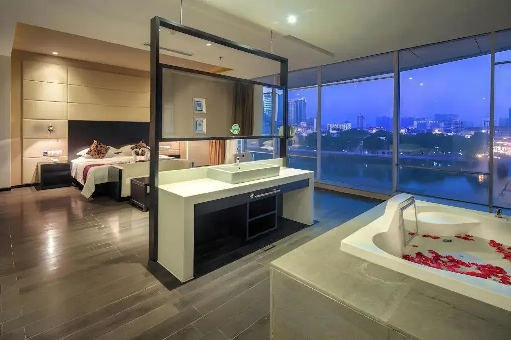 Bed in Guangdong Nanmei Osotto Hotel Bed in Guangdong Nanmei Osotto Hotel