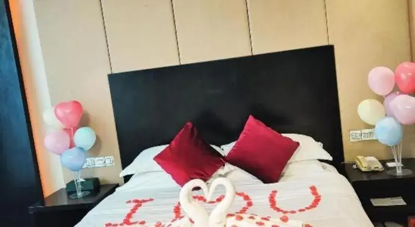 Bed in Guangdong Nanmei Osotto Hotel Bed in Guangdong Nanmei Osotto Hotel