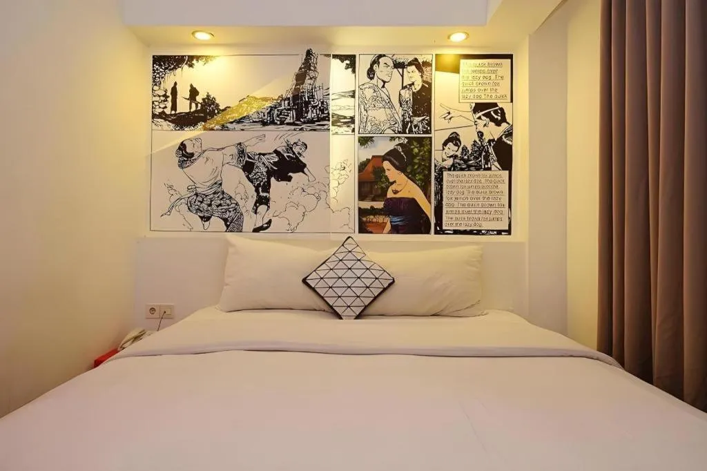 Bed in The Silk at Dago Boutique Hotel