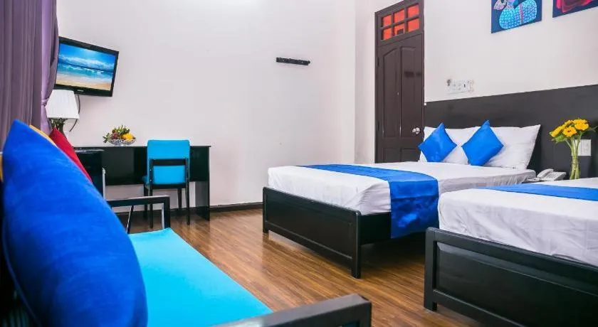 Bed in Blue Star Hotel Nha Trang