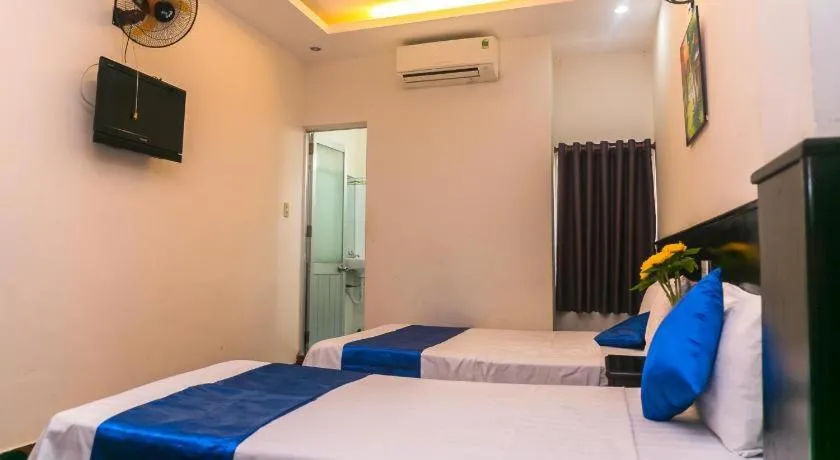 Bed in Blue Star Hotel Nha Trang