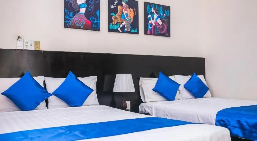 Bed in Blue Star Hotel Nha Trang