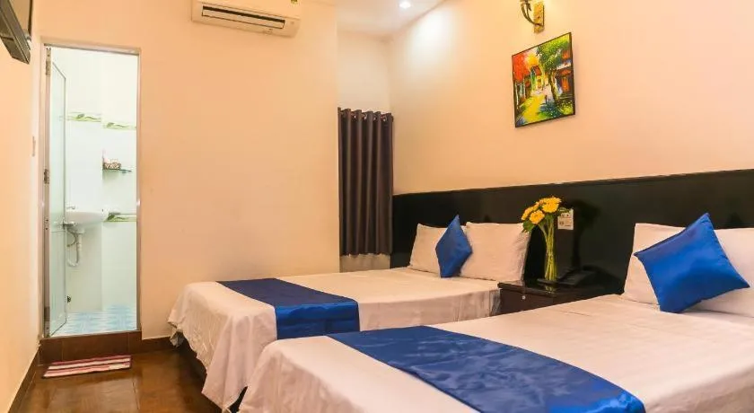 Bed in Blue Star Hotel Nha Trang