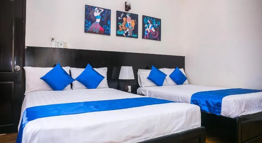Bed in Blue Star Hotel Nha Trang