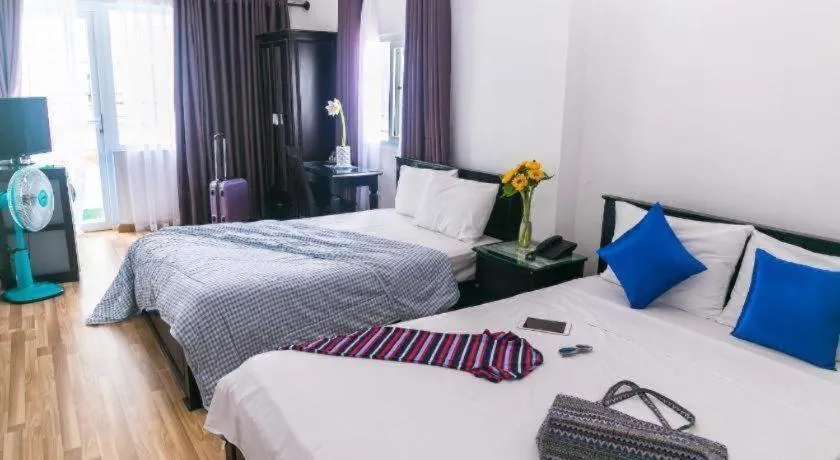 Bed in Blue Star Hotel Nha Trang