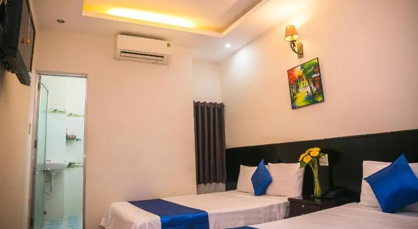 Bed in Blue Star Hotel Nha Trang