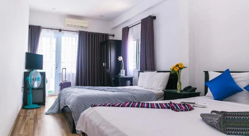 Bed in Blue Star Hotel Nha Trang