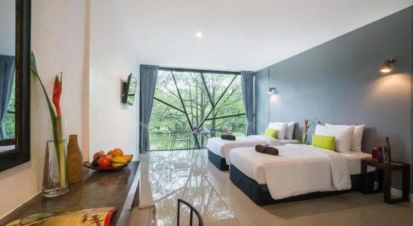 Bed in The Forest Home Resort