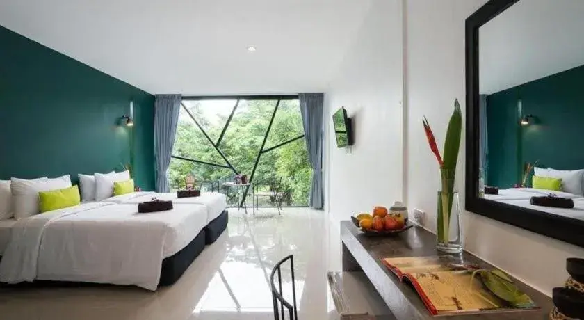 Bed in The Forest Home Resort Bed in The Forest Home Resort